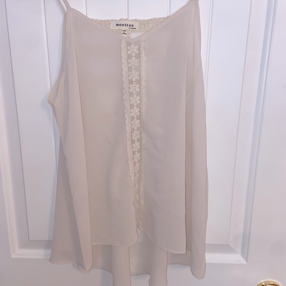 Lace Cutout Tanktop